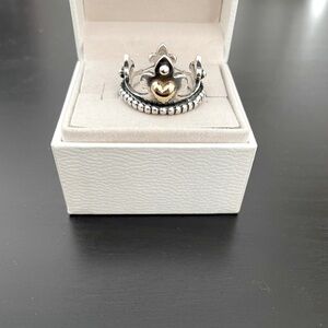 Trollbeads crown ring | 18k Gold and Sterling Silver